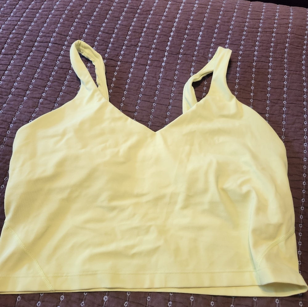 Yellow Chartreuse Lululemon Women's Top Bra